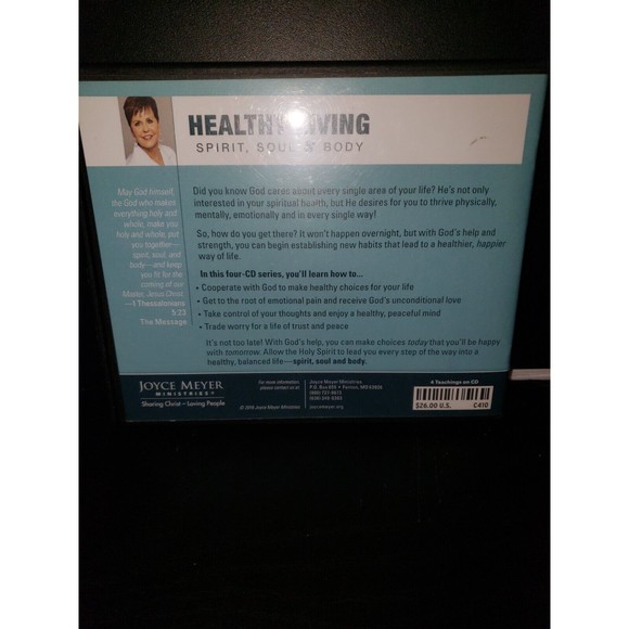 Healthy Living Spirit, Soul & Body Joyce Meyer CD Set Teaching Sermons - Picture 2 of 5